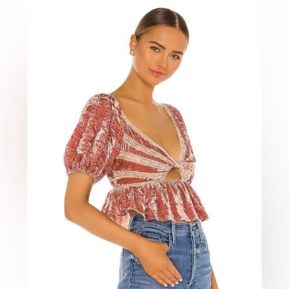 NWOT‎ Yours Truly Velvet Top in Mauve
FREE PEOPLE xs